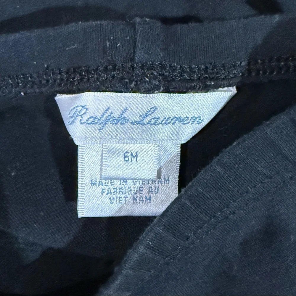 Ralph Lauren Bow-Back Leggings Black Size 6 Months